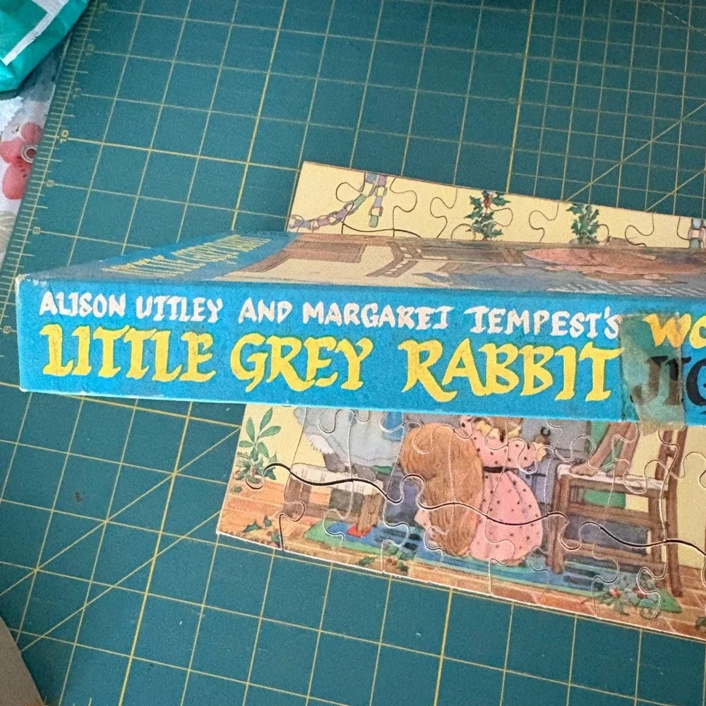 Vintage Pepys Series Little Grey Rabbit Wooden Jigsaw Puzzle 60pc Complete